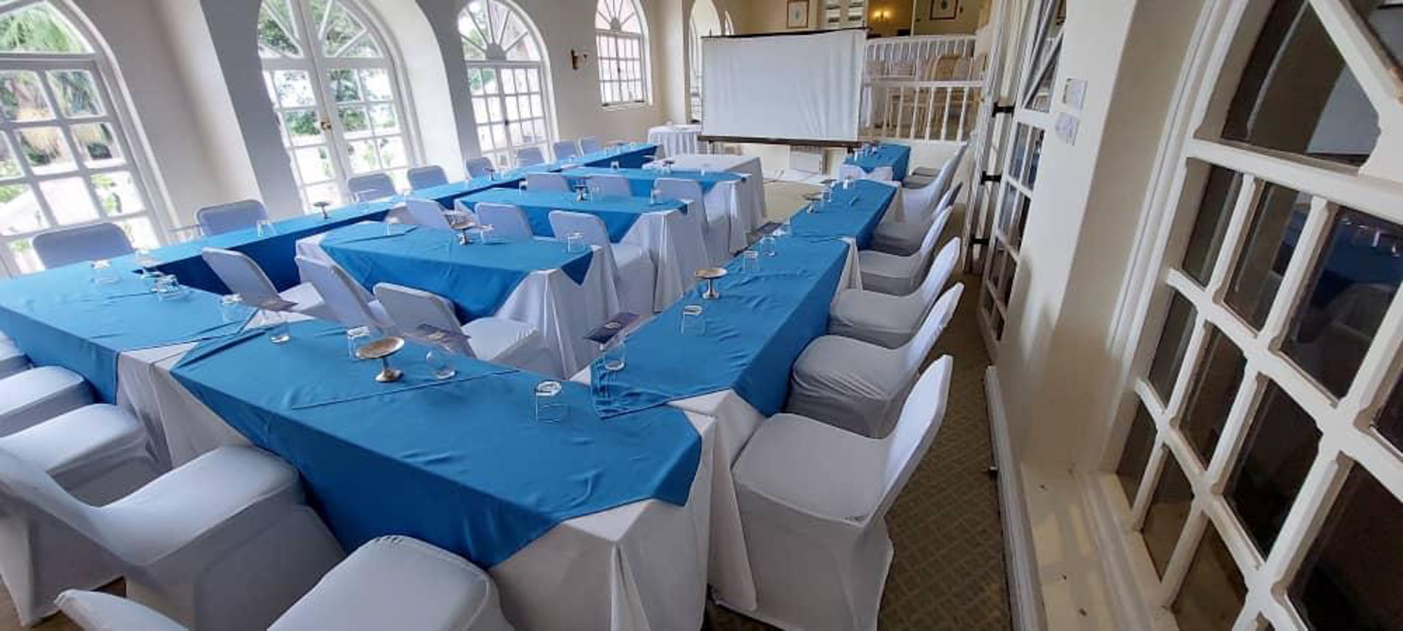 Set for a delegate dinner